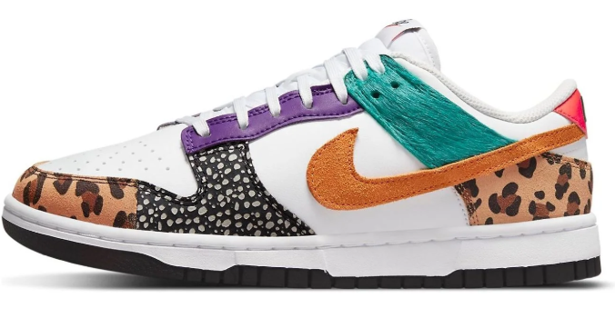 Women's Nike Dunk Low SE "Safari Mix" – DN3866-100