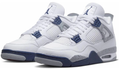 Air Jordan 4 Retro 'Midnight Navy' White / Navy Sneakers
