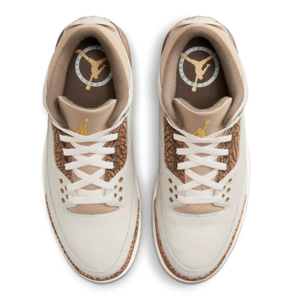Air Jordan 3 Retro 'Palomino' Cream / Brown Sneakers
