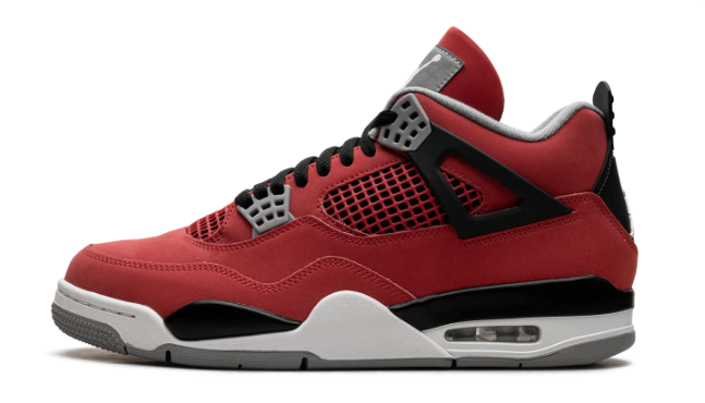 Air Jordan 4 Retro 'Toro Bravo' 2026 Fire Red Sneakers