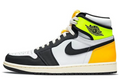 Men's Air Jordan 1 Retro High OG – White / Black / Volt / University Gold