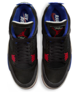 Air Jordan 4 Retro 'Rare Air' Black / Royal Blue Sneakers