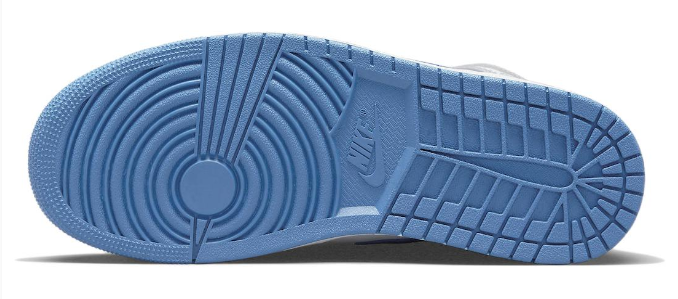 Air Jordan 1 Mid 'Cement Grey True Blue' Grey / White / Blue Sneakers