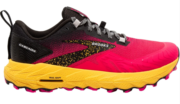 Brooks Cascadia 17 Trail Running Shoes – Pink/Black/Yellow