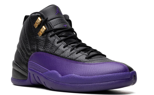 Air Jordan 12 Retro 'Field Purple' Black / Purple Sneakers