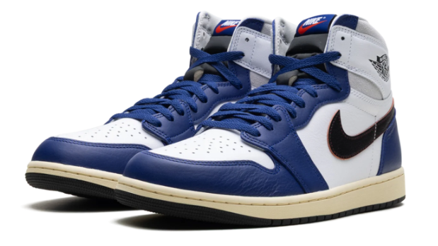 Pre-Owned Air Jordan 1 High – Blue / White / Black