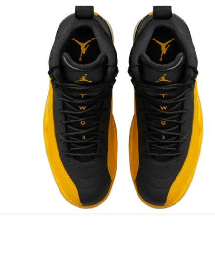 Air Jordan 12 Retro 'University Gold' Black / Yellow