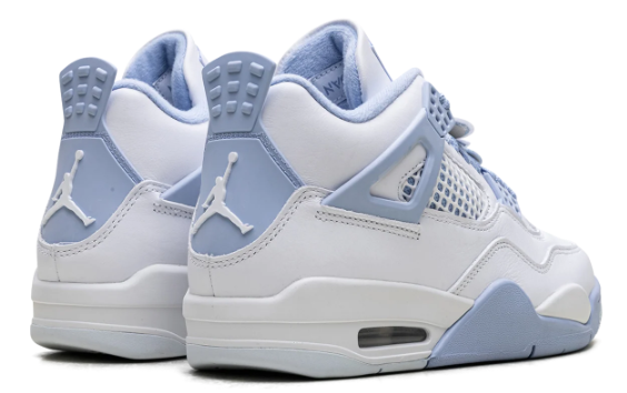 Women's Air Jordan 4 "Aluminum" – White / Aluminum Blue