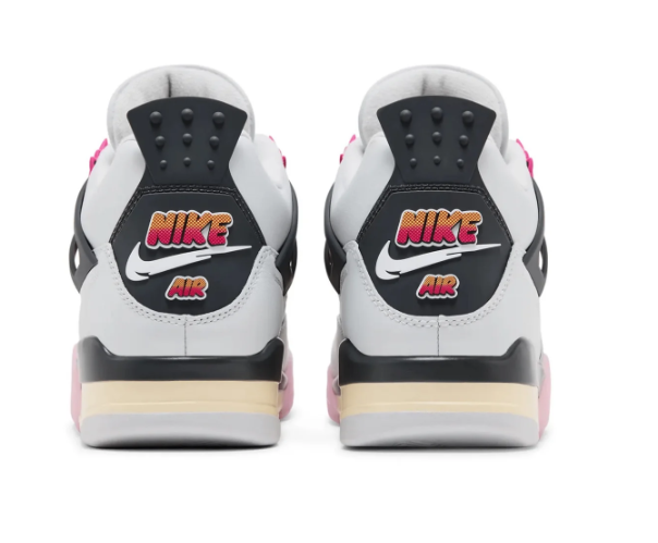 Air Jordan 4 Retro “Comic” – Off White / Fire Pink / Anthracite