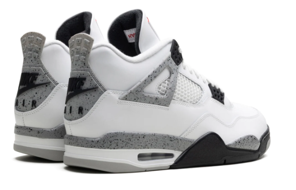 Air Jordan 4 Retro 'White Cement' 2025 Sneakers