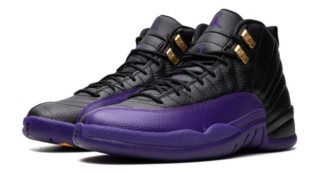 Air Jordan 12 Retro 'Field Purple' Black / Purple Sneakers