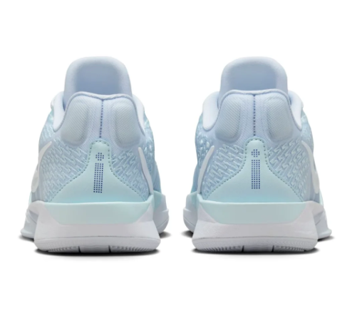 Nike Grey and Icy Blue Basketball Shoes