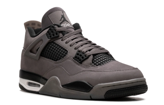 Air Jordan 4 Retro 'Cave Stone' Grey / Black Sneakers