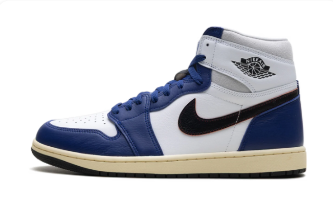 Pre-Owned Air Jordan 1 High – Blue / White / Black