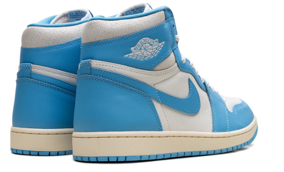 Air Jordan 1 High Dark Powder Blue / Sail Deadstock US 9