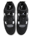 Air Jordan 4 Retro 'White Thunder' Black / White Sneakers