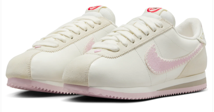 Women's Nike Cortez "Valentine's Day" (2025) – Sail / Pink Foam