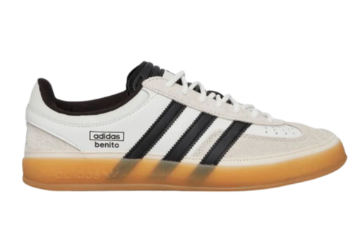 adidas Gazelle "Benito" – Crystal White / Black / Gum
