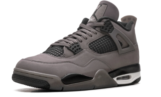 Air Jordan 4 Retro 'Cave Stone' Grey / Black Sneakers