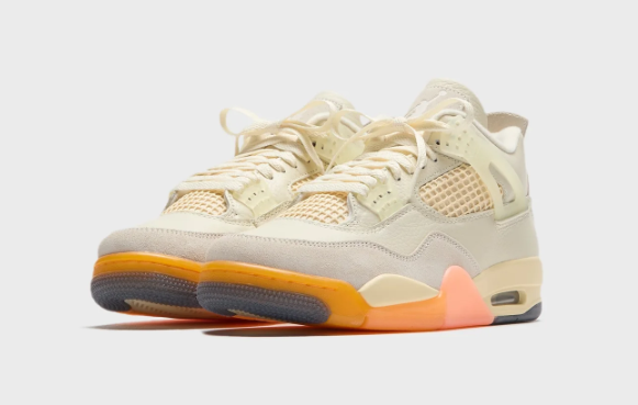 Women's Air Jordan 4 Retro – Coconut Milk / Muslin / Bright Mango