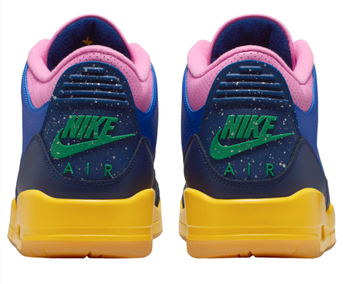 Air Jordan 3 Retro OG 'Brazil' Blue / Yellow Sneakers