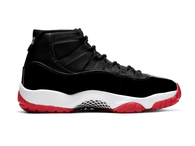 Air Jordan 11 Retro 'Bred' 2019 Black / Varsity Red Sneakers