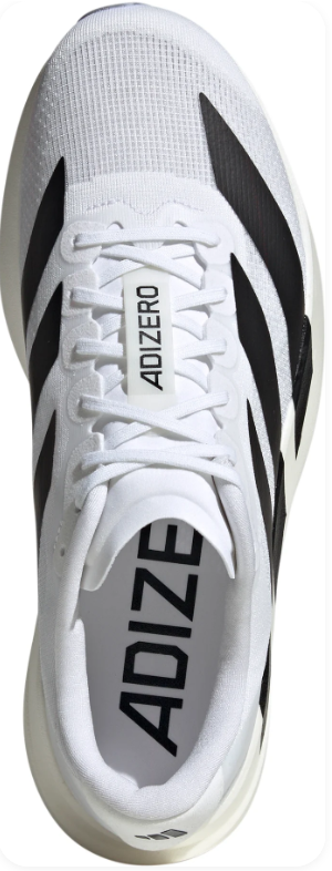 Men's adidas Adizero EVO SL White Running Shoes