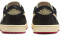 Nigel Sylvester x Air Jordan 1 Low OG 'Nitro' Black Sneakers