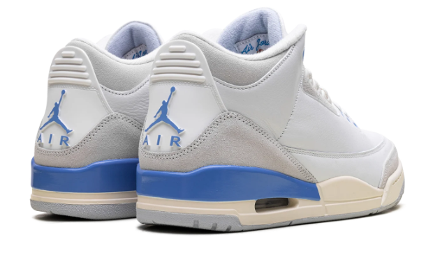 Men's Air Jordan 3 Retro "Lucky Shorts" – Summit White / Hydrogen Blue / Legend Blue