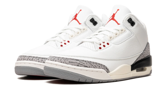 Air Jordan 3 Retro 'White Cement Reimagined' Sneakers