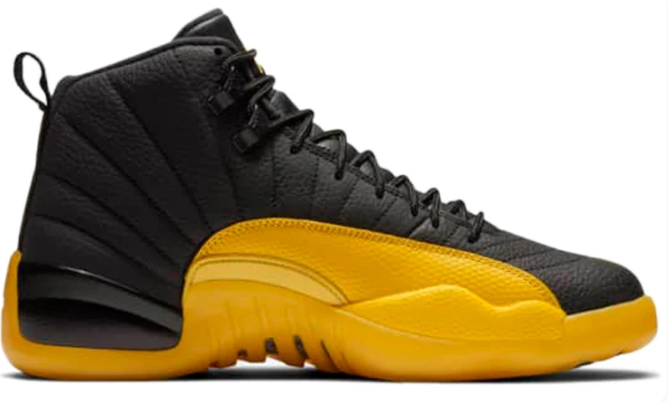 Air Jordan 12 Retro 'University Gold' Black / Yellow