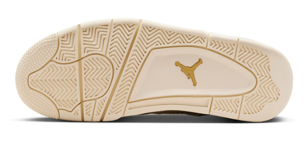 Women's Air Jordan 4 Retro 'Metallic Gold' Sneakers