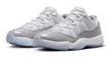 Air Jordan 11 Low 'Cement Grey' White / University Blue Sneakers
