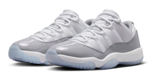 Air Jordan 11 Low 'Cement Grey' White / University Blue Sneakers