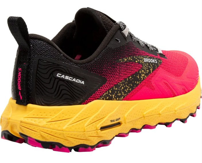 Brooks Cascadia 17 Trail Running Shoes – Pink/Black/Yellow