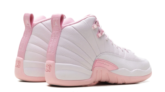 Grade School Air Jordan 12 Retro 'Pearl Pink' Sneakers