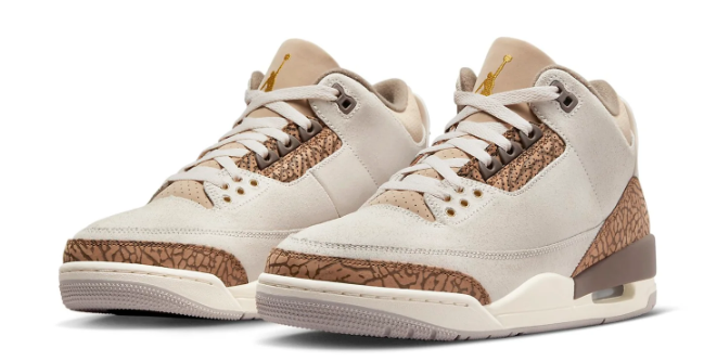 Air Jordan 3 Retro 'Palomino' Cream / Brown Sneakers