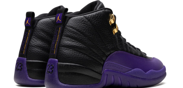 Air Jordan 12 Retro 'Field Purple' Black / Purple Sneakers