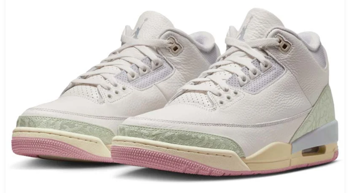Air Jordan 3 Retro OG "Spring Is In The Air" – White / Pastel Green / Pink / Yellow