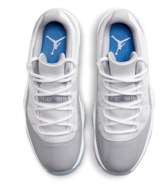 Air Jordan 11 Low 'Cement Grey' White / University Blue Sneakers
