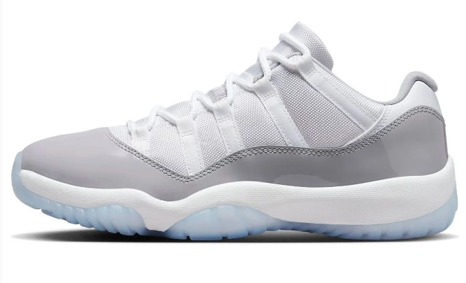 Air Jordan 11 Low 'Cement Grey' White / University Blue Sneakers