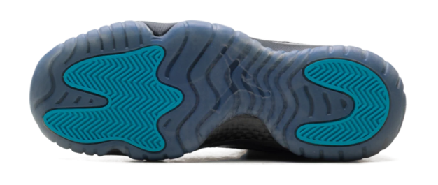 Air Jordan 11 Retro High 'Gamma Blue' Black Sneakers