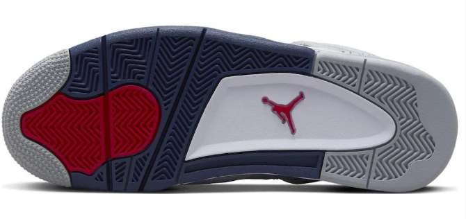 Air Jordan 4 Retro 'Midnight Navy' White / Navy Sneakers