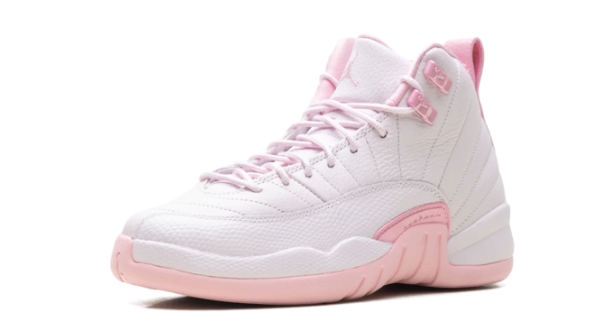 Grade School Air Jordan 12 Retro 'Pearl Pink' Sneakers