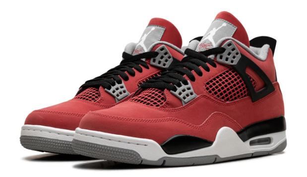 Air Jordan 4 Retro 'Toro Bravo' 2026 Fire Red Sneakers