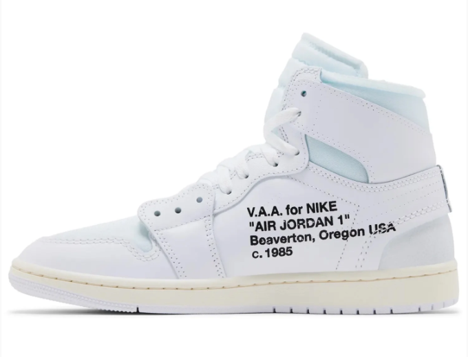 Air Jordan 1 Retro High 'Virgil Abloh Archive Alaska' Sneakers