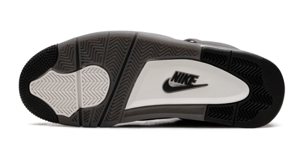 Air Jordan 4 Retro 'Cave Stone' Grey / Black Sneakers
