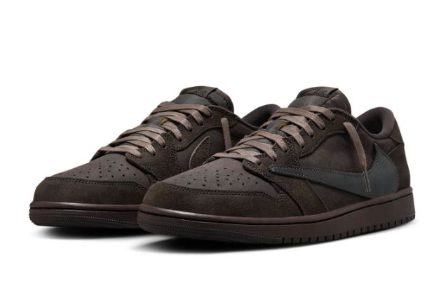 Travis Scott x Air Jordan 1 Retro Low OG SP 'Velvet Brown' Sneakers