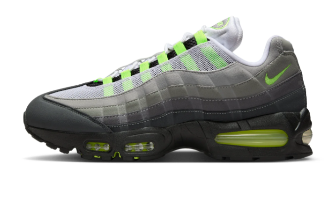 Nike Air Max 95 OG – Grey / Neon Yellow