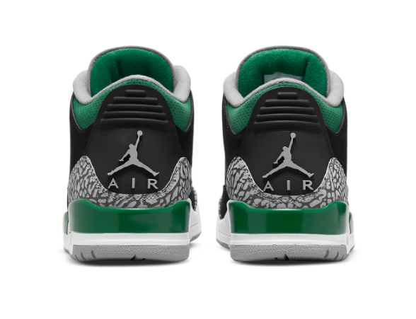Air Jordan 3 Retro 'Pine Green' Black / Green Sneakers